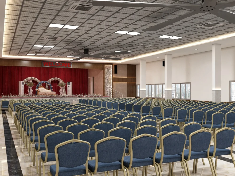 Banquet hall & green rooms