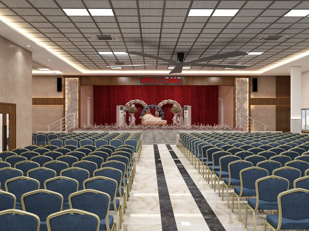 Banquet hall & green rooms