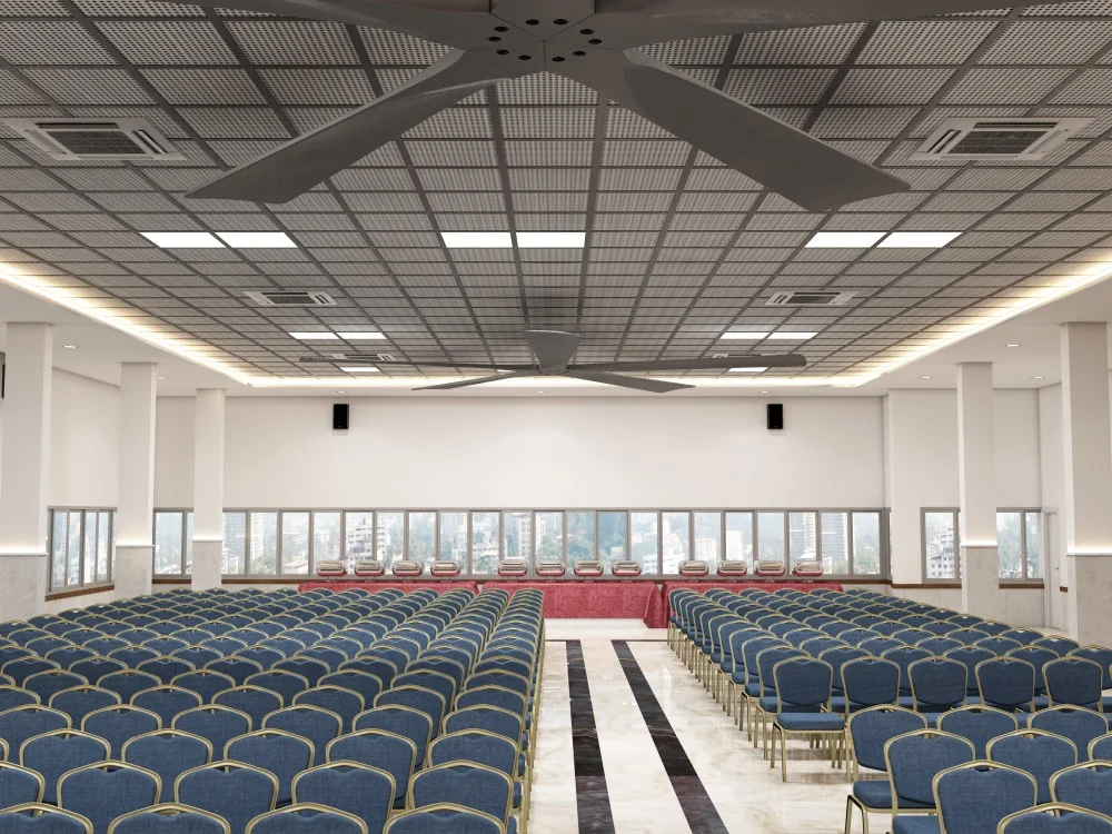 Banquet hall & green rooms