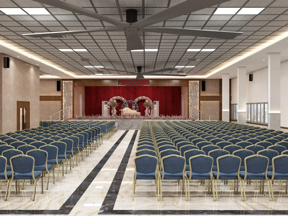 Banquet hall & green rooms